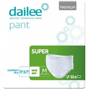 Braga DAILEE Pant Premium Super Absorbente M, 15pcs