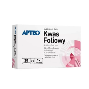 Ácido fólico Acidum Folicum 0,4 mg, 30 comprimidos