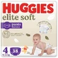 HUGGIES Elite Soft diapers size 4 (9-14kg), 38pcs