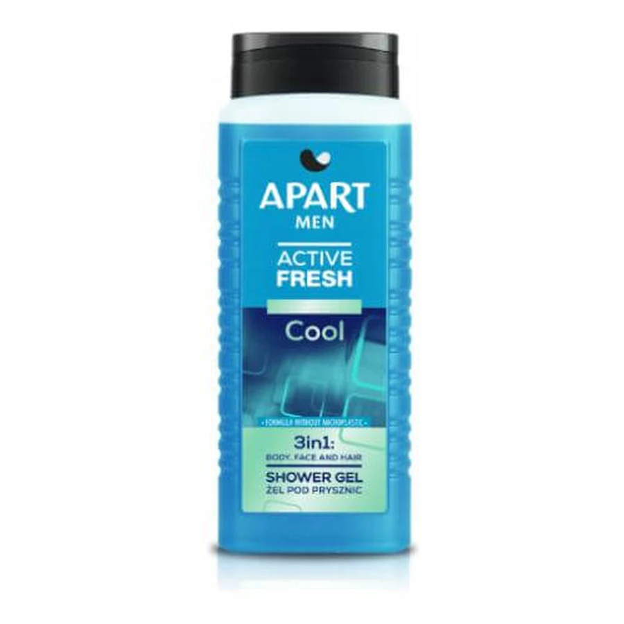 APART Men Gel de Ducha Active Fresh Cool, 500ml
