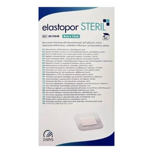 ELASTOPOR STERIL pansement adhésif stérile non tissé avec tampon absorbant 8x15cm, 30 pcs