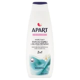 APART Feuchtigkeitsspendende Badelotion und Duschgel 2in1 Weiße Blumen, 900ml