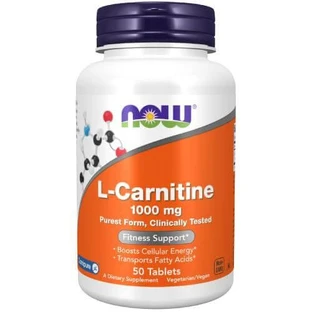 Now Foods, L-Carnitine 1000 mg, 50 tabletten