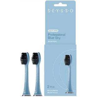 SEYSSO Color Professional Blue Sky Puntas de recambio para cepillo dental sónico, 2pcs