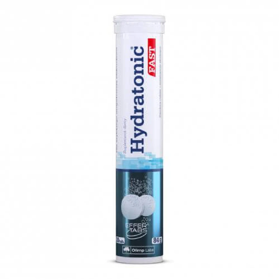 Olimp HYDRATONIC FAST - provides electrolyte balance ( replenishes magnesium), 20 mousse tablets.