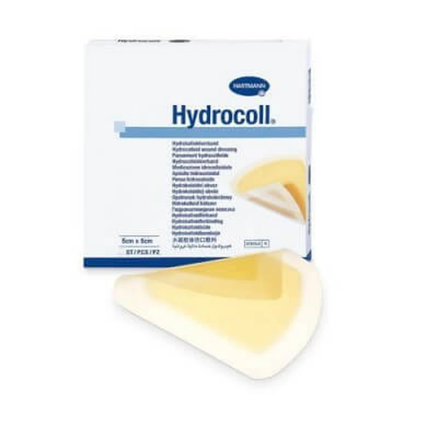 HYDROCOLL steriler Hydrokolloid-Verband 5cm x 5cm - 10 Stück