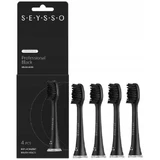 SEYSSO Carbon Professional Ersatzspitzen für Schallzahnbürste, 4 Stück