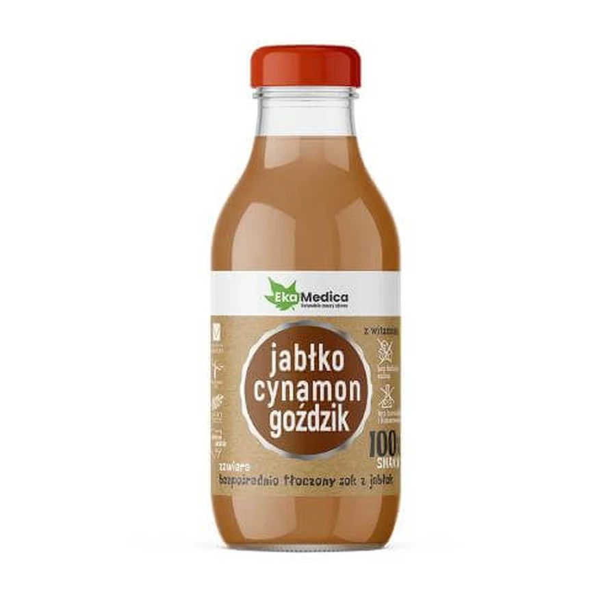 EkaMedica Zumo de manzana, canela y clavo, 300ml