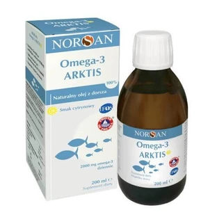 NORSAN Omega-3 Arktis Aceite de Bacalao Natural, 200ml