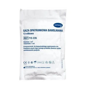 Hartmann Cotton dressing gauze sterile 13-threaded 1m2- 1 piece