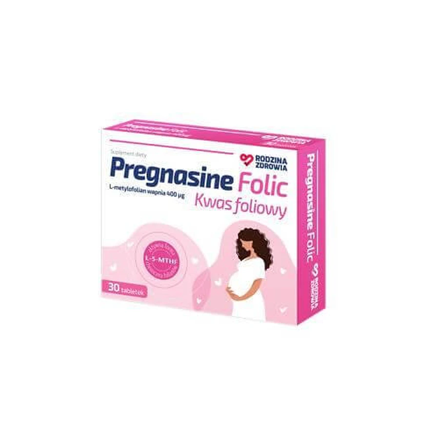 Family Health Pregnasine Folic, 30 comprimidos