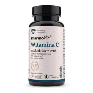 PHARMOVIT Vitamine C rozenbottel + Zink, 90 capsules