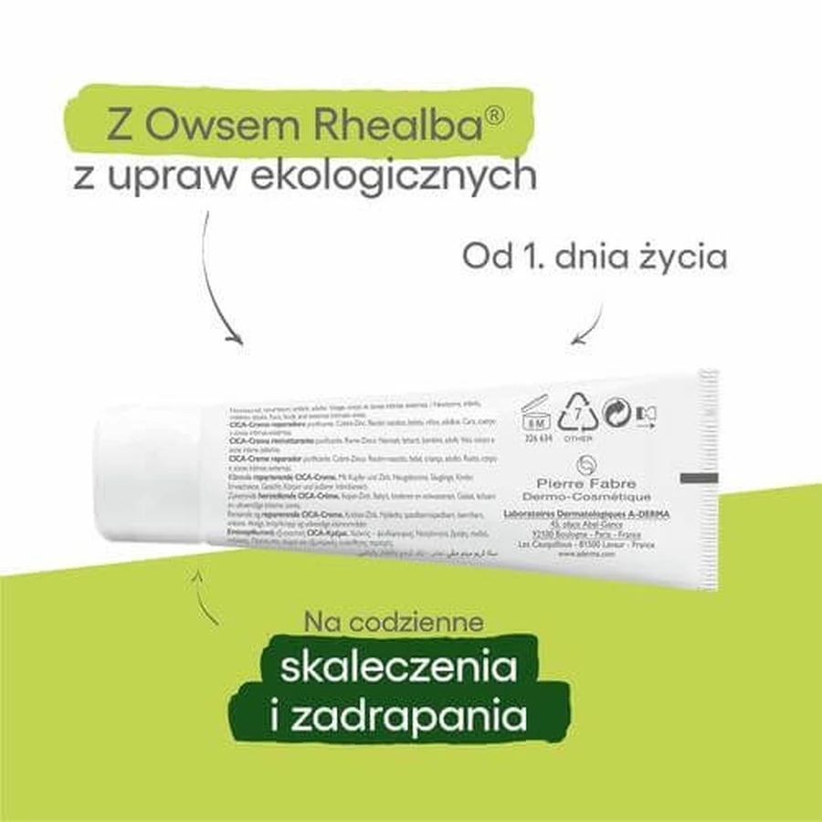 A-DERMA DERMALIBOUR+ CICA Restorative Cream, 50ml