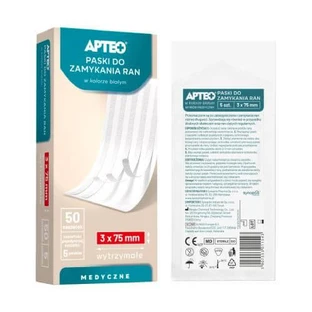 APTEO Sterile Wundverschluss-Streifen, 3x75mm, 5 Streifen