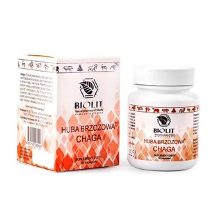 BIOLIT Abedul Huba Chaga, 50 cápsulas