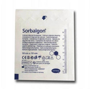 SORBALGON Alginatverband steril 10cm x 10cm, 1 Stück