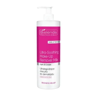 BIELENDA PROFESSIONAL Leche Desmaquillante Ultra Suavizante Alivio Rojeces para rostro, ojos y labios 500 ml.