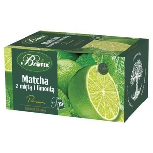 BiFix Matcha-Tee mit Minze und Limette, 20x2g