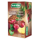 Belin Thé aux fruits, saveur canneberge et ananas, 20 x 2 g