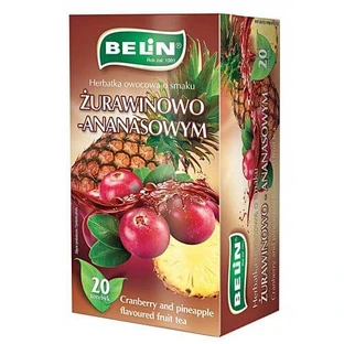 Belin Fruit tea with cranberry-pineapple flavor, 20 x 2 g