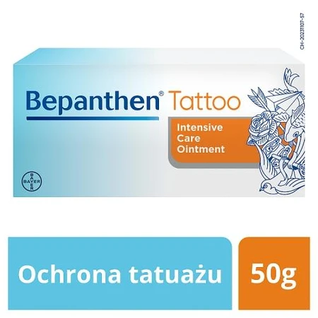 Bepanthen Tattoo ointment to care for tattooed skin, 50g