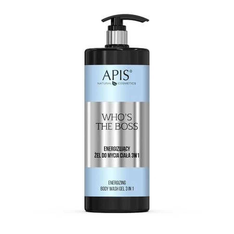 APIS Who's the Boss Energising 3-in-1 Body Cleansing Gel für Männer, 1000ml