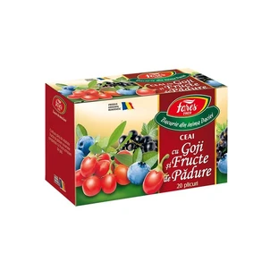 Aromfruct thé aux baies et au goji, 20 sachets, Fares