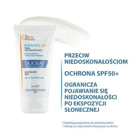 DUCRAY KERACNYL UV-fluïde tegen onvolkomenheden SPF50+ 50ml