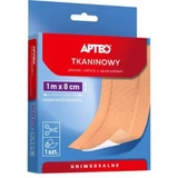 APTEO Flesh-colored fabric patch with dressing 1 m x 8 cm, 1 piece