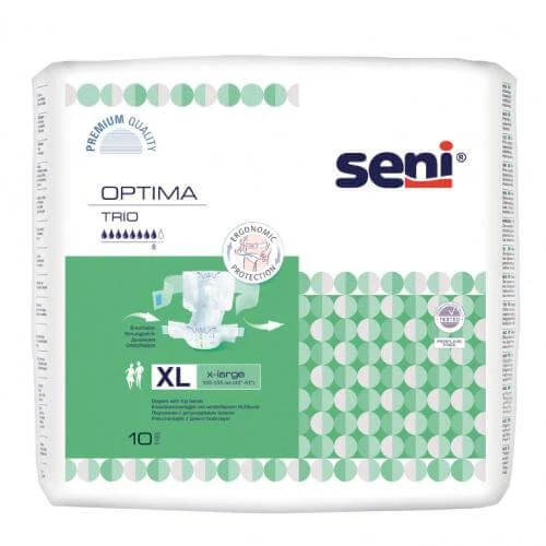 SENI OPTIMA TRIO X-LARGE diapers with waist belt, 10 pieces