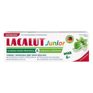 LACALUT Junior Pasta dentífrica para niños mayores de 6 años, 55ml