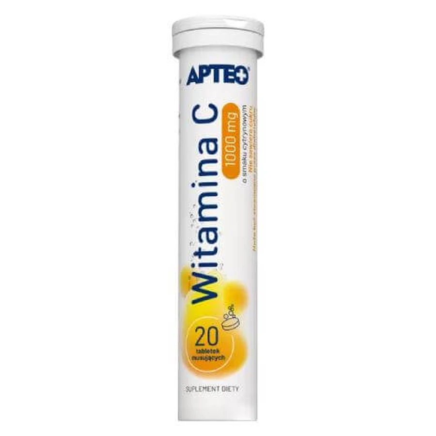 APTEO Vitamin C1000 lemon flavor, 20 effervescent tablets