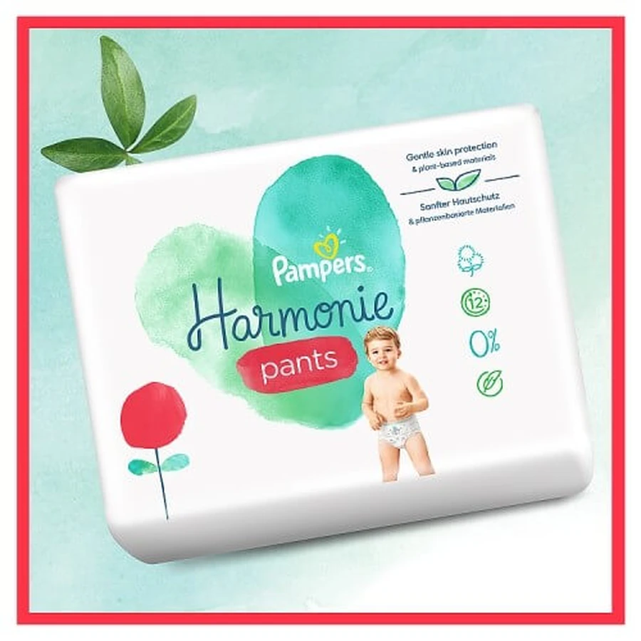 PAMPERS Harmonie Pants 6 diapers size 6, 18 pieces