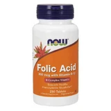 NOW Folic Acid 800 mcg with Vitamin B-12- 250 tabl.