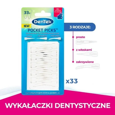 DENTEK Dental Pocket Picks, 33pcs