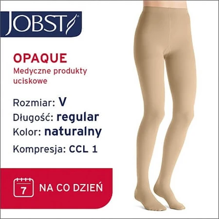 JOBST OPAQUE compressiepanty CCL1 natuur, maat 5 ZP