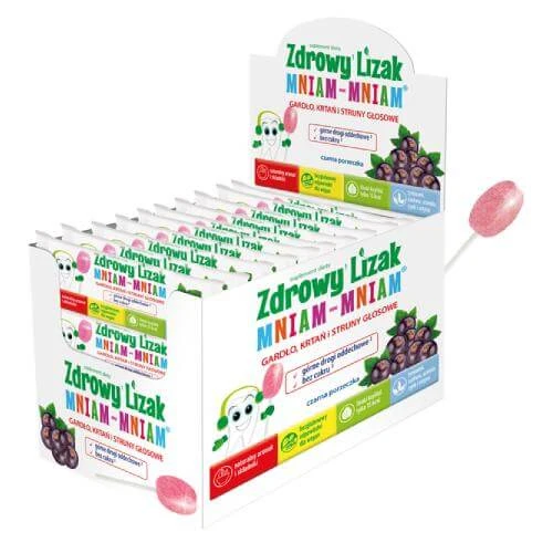 Healthy Lollipop MNIAM-MNIAM Throat, larynx and vocal cords flavored…