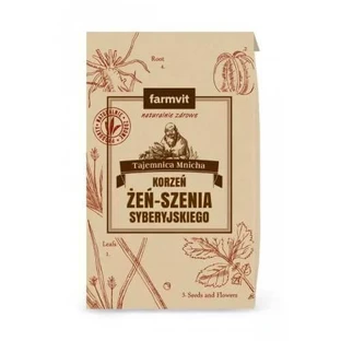 FARMVIT Siberische ginsengwortel, 100 g