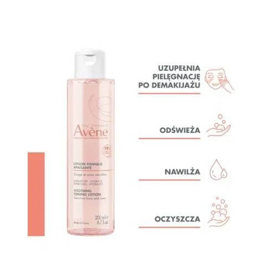 AVENE Verzachtende Tonic voor de gevoelige huid, 200ml