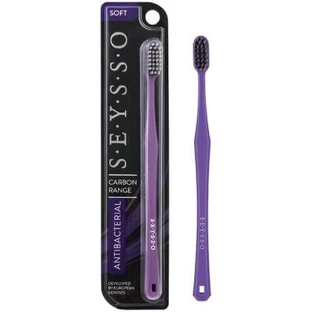 SEYSSO Carbon Antibakterielle Handzahnbürste, 1St.