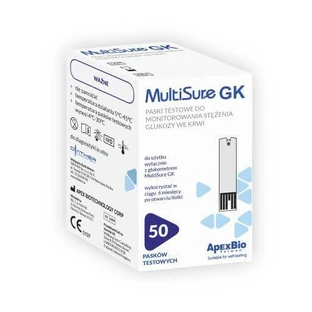 DIATHER MultiSure GK Bloedglucosecontrole teststrips, 50 stuks