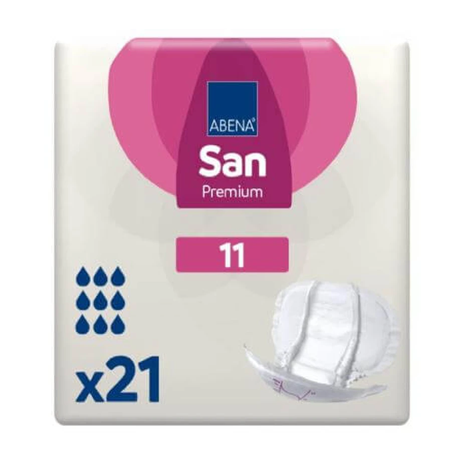 ABENA SAN 11 Pañales anatómicos Premium, 21 unidades