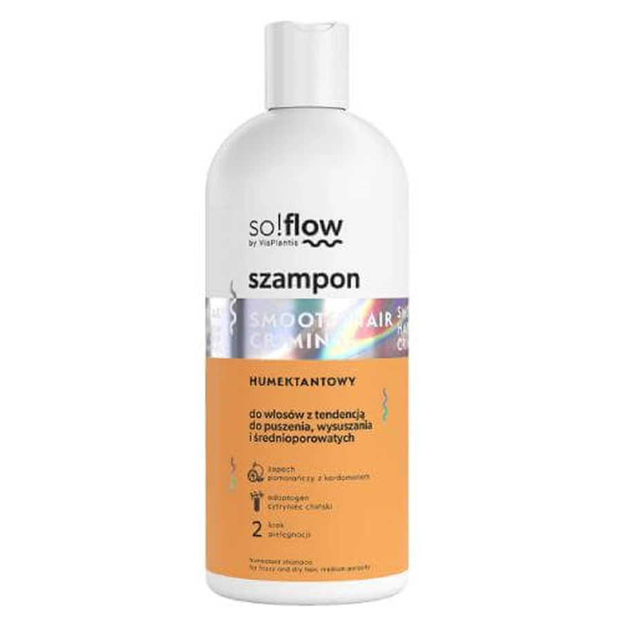 So!Flow Feuchtigkeitsspendendes Shampoo für krauses, trockenes und mittelporiges Haar, 300 ml