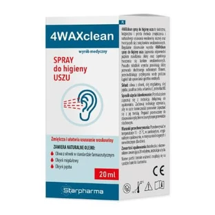 4WAXclean Ear Hygiene Spray, 20ml