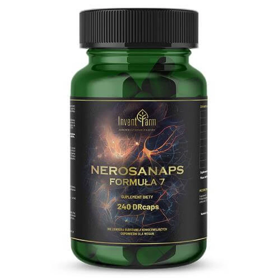 Invent Farm Nerosanaps Formule 7, 240 capsules