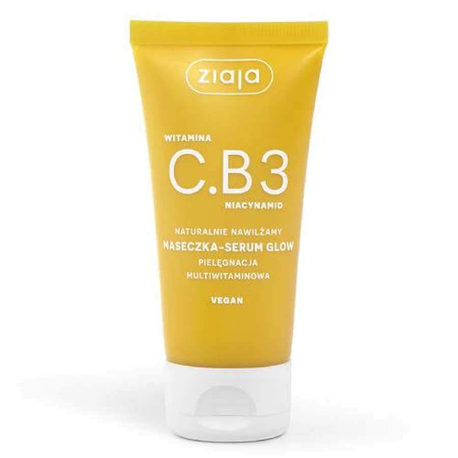 Ziaja Vitamine C.B3 Niacinamide masker-serum glow, 50 ml