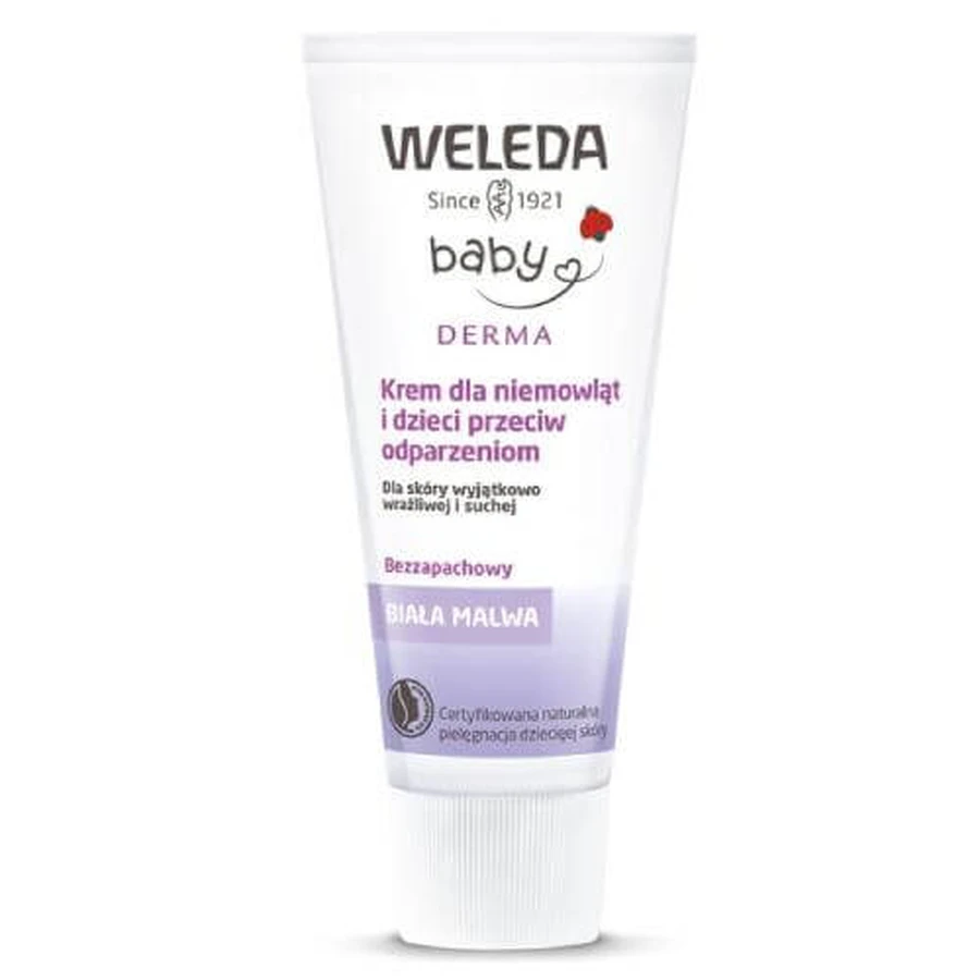 WELEDA Baby Anti-Burn Creme für Babys und Kinder mit weißer Malve, 50ml