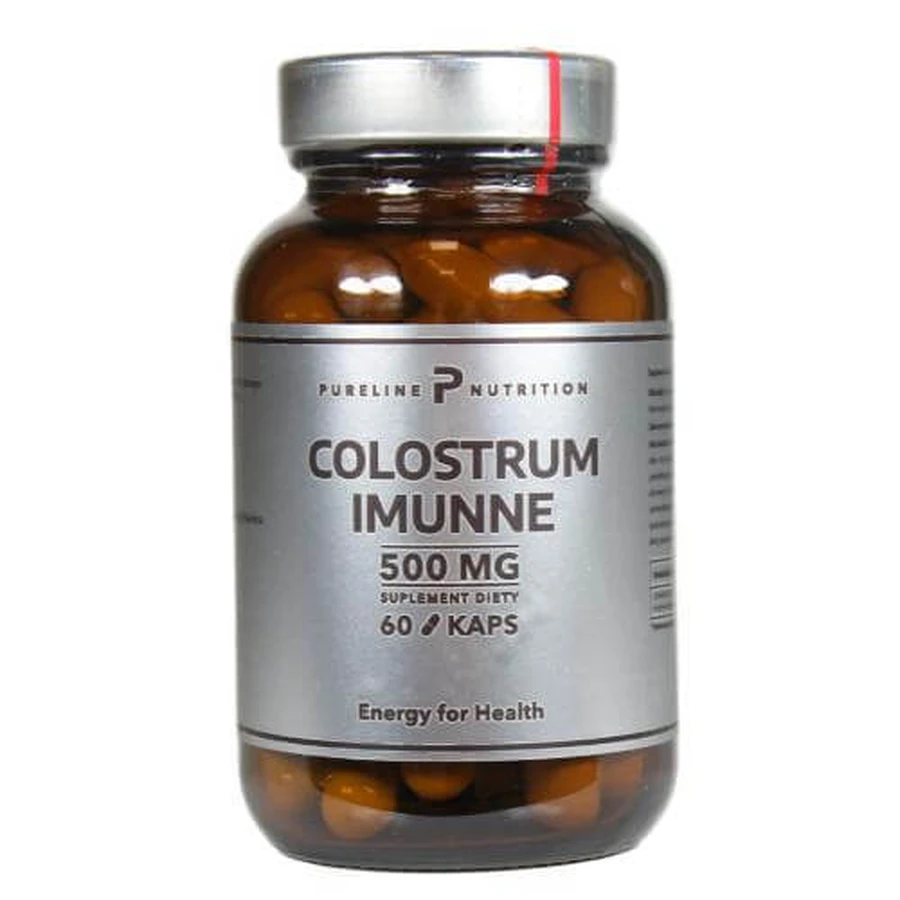 Pureline Nutrition Colostrum Immune Extract 500 mg, 60 gélules