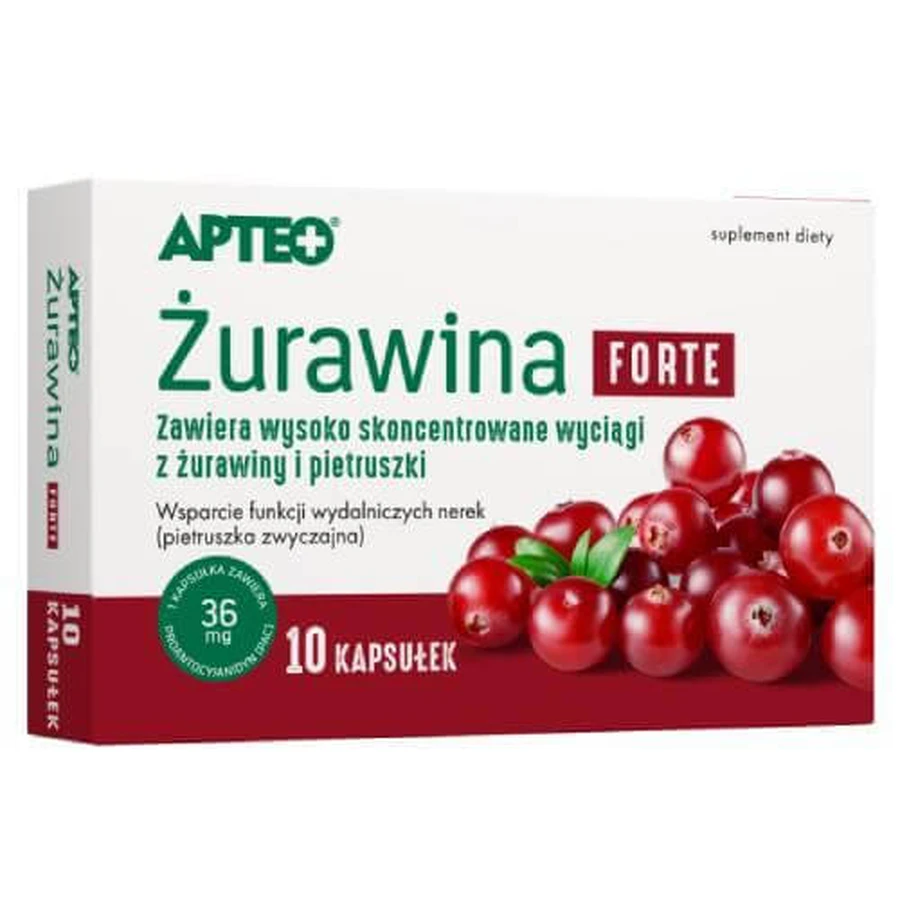 APTEO Cranberry Forte, 10 Kapseln