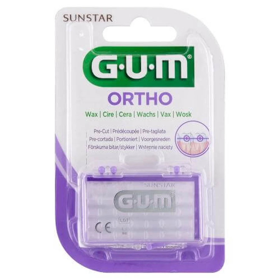 SUNSTAR GUM Ortho-Wachs neutral